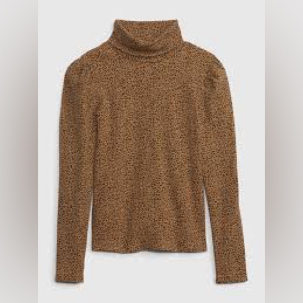 Gap Kids puff sleeve turtleneck, Large, EUC
